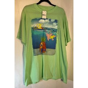 SpongeBob SquarePants Men's T-Shirt Green Patrick Size XL